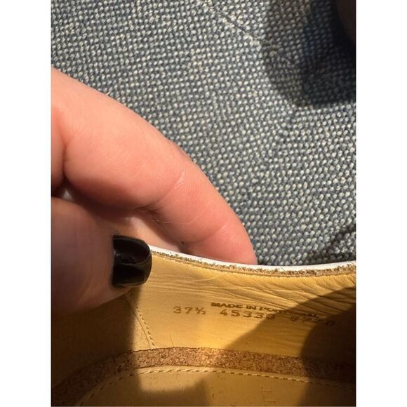 The Office of Angela Scott Mr Presley cognac and white womens derby Oxford size - Picture 5 of 11